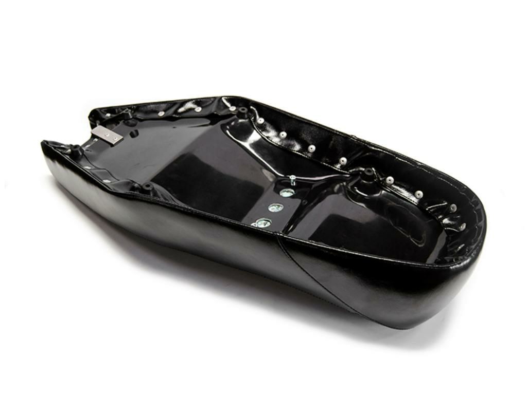 カワサキ W650/400/800 本革シート ブラウン×ブラック モーターロック 