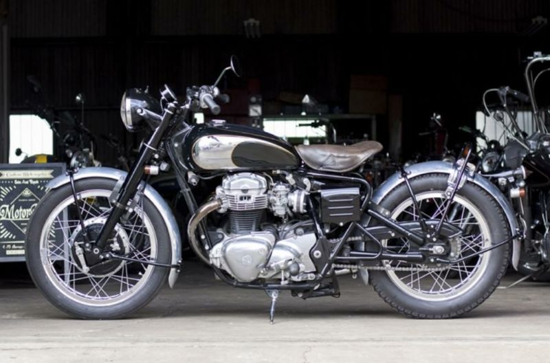 カワサキ W650/400 ボンネビルタンクキット モーターロック