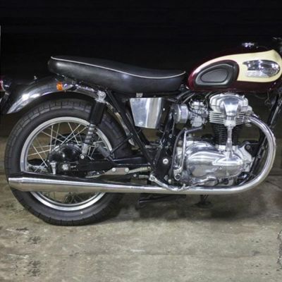 W650 アーバンスクランブラー 2-1 アップマフラー フルエキ オメガ