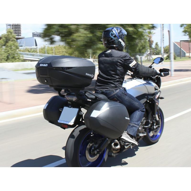 SHAD SH58X 容量可変トップケース 46L/52L/58L (カーボン) | バイクカスタムパーツ専門店 モトパーツ(MOTO PARTS)