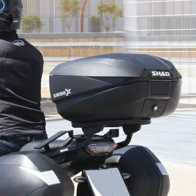 SHAD SH58X 容量可変トップケース 46L/52L/58L (カーボン)
