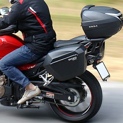 SHAD SH23 サイドケースセット 片側23L (無塗装ブラック) | バイク 