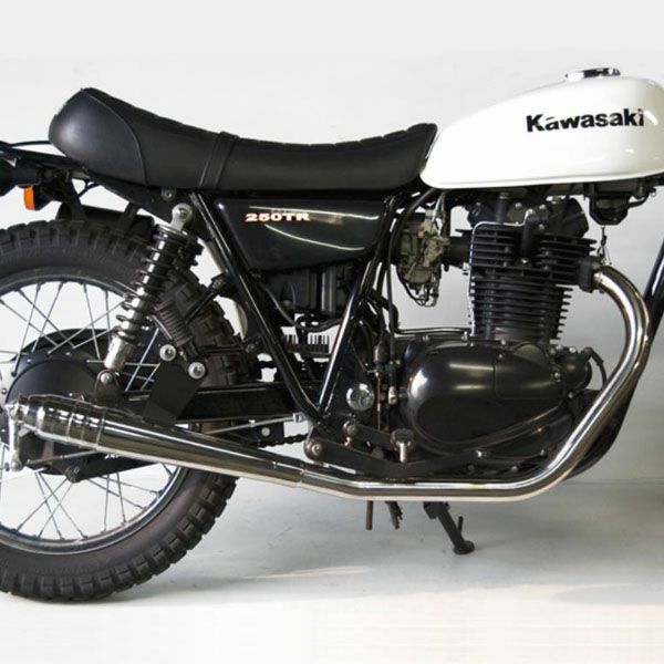 カワサキ 250TR 69メガホン フルエキ ダウン モーターロック | バイク 