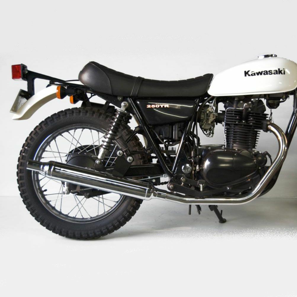 カワサキ 250TR 69トランペット フルエキ ダウン モーターロック 