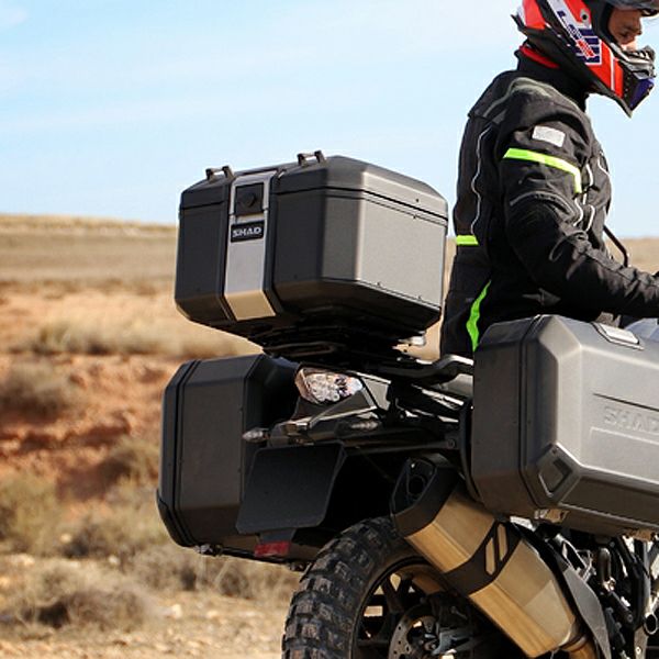 SHAD TR48B TERRA アルミトップケース 48L (ブラック) | バイク 