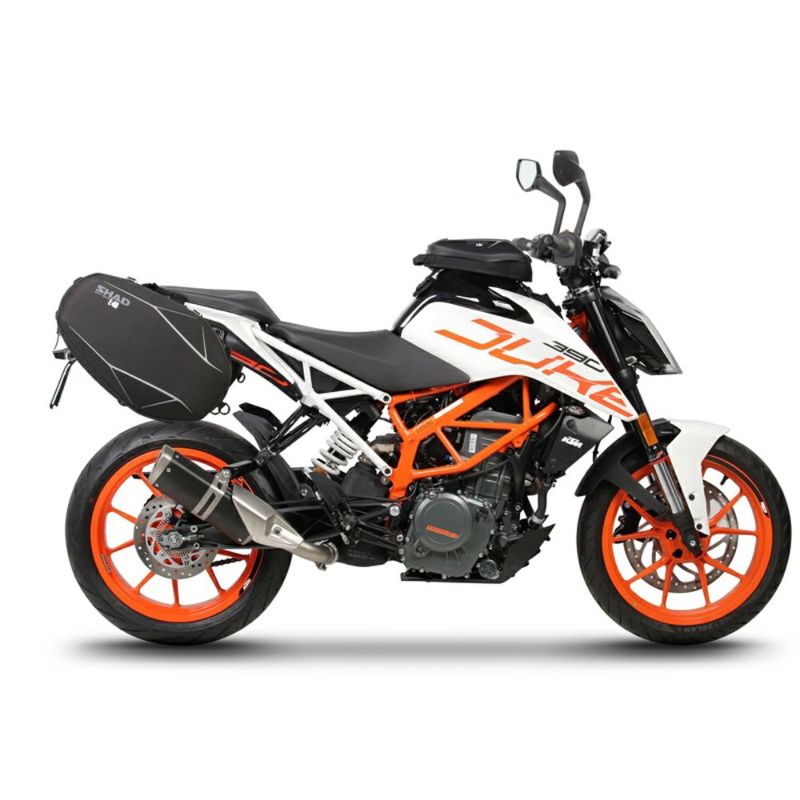 KTM デューク 125/250/390 サイドバッグホルダーキット E48/SW42 SHAD 