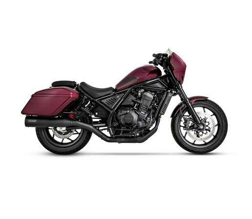 レブル1100T ハイアウトプット スリップオンマフラー マットブラック Vance & Hines | バイクカスタムパーツ専門店  モトパーツ(MOTO PARTS)