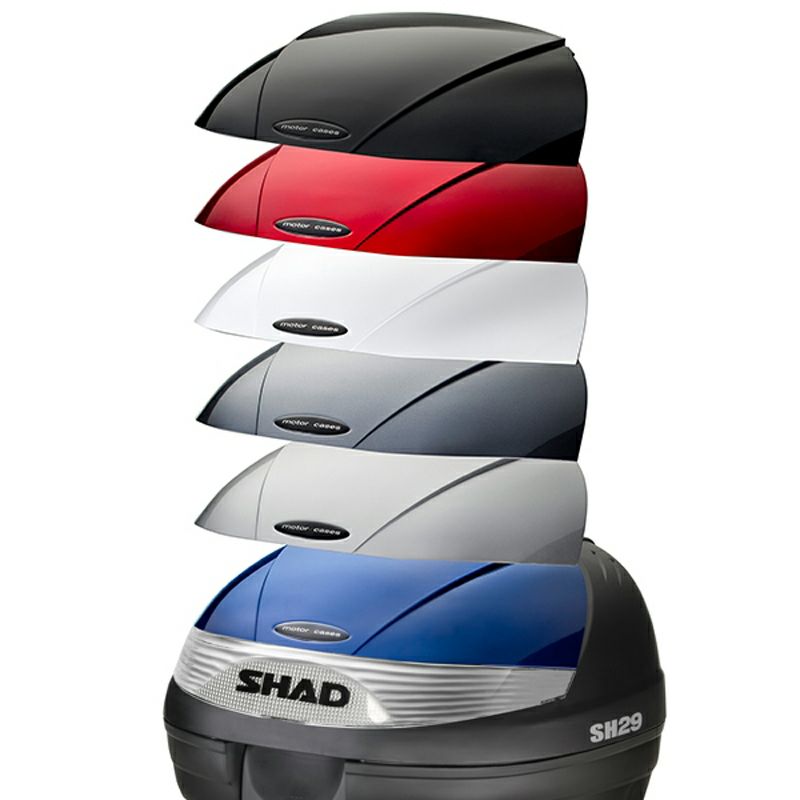 SHAD SH29 トップケース用 カラーパネル ブラックメタル/レッド 