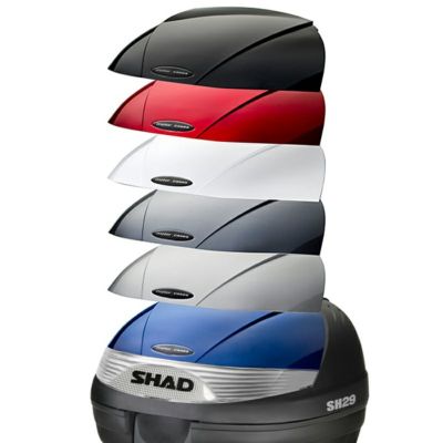 SHAD SH29 トップケース用 カラーパネル ブラックメタル/レッド