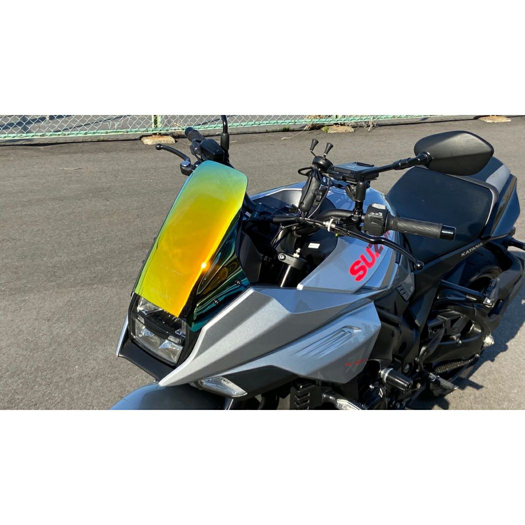 スズキ KATANA スクリーン(ミラー) ACRY Point | バイクカスタムパーツ 
