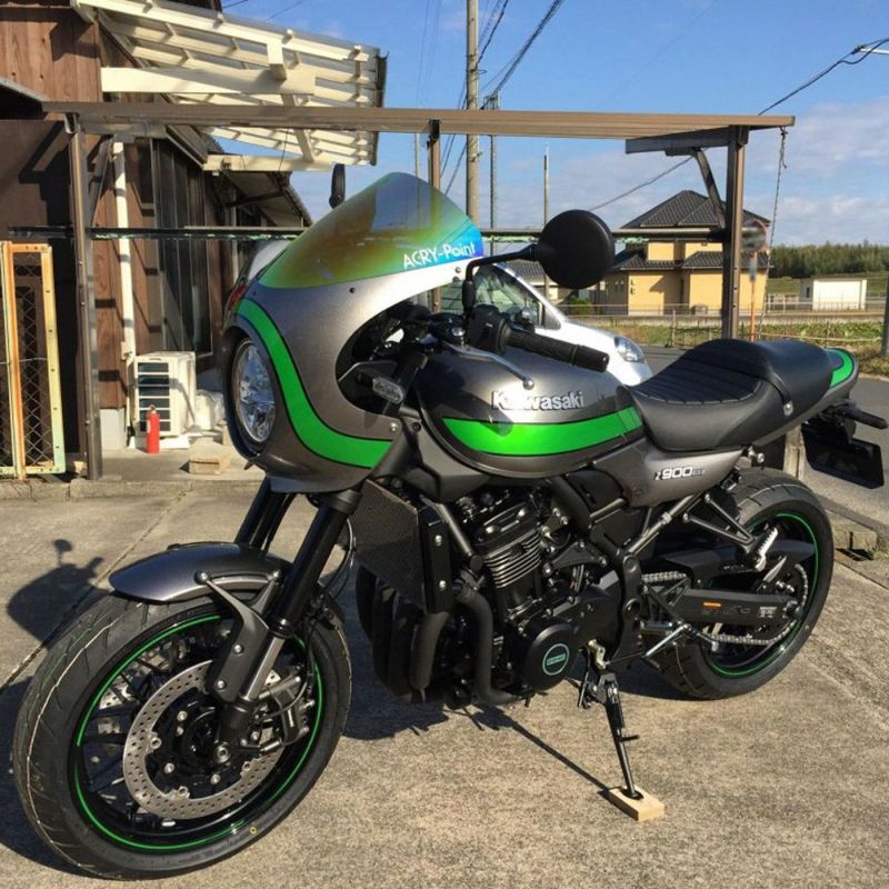 カワサキ Z900RS CAFE スクリーン(ミラー) ACRY Point | バイクカスタムパーツ専門店 モトパーツ(MOTO PARTS)