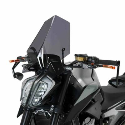 KTM DUKE790 ウインドスクリーン/ウインドシールド ブラック | バイク