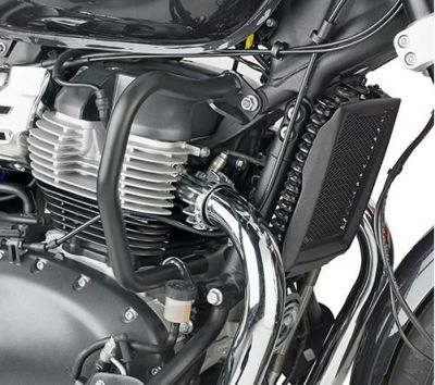 スーパーメテオ650 サドルバッグサポート ブラック 左右セット La