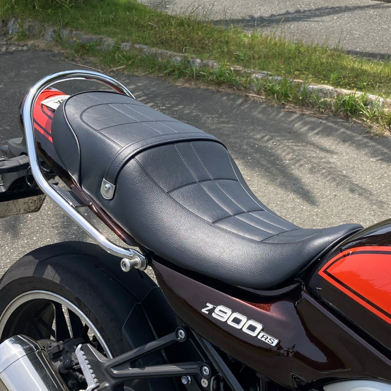 Z900RS/CAFE 18-25 Gシリーズ ゲル入りローシート Z2パターン (艶消し 