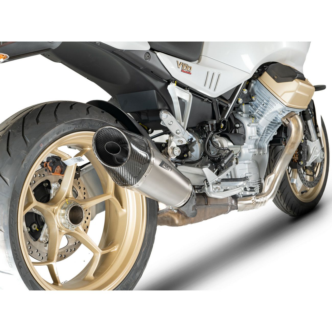 Moto Guzzi V100 マンデッロ EURO5・スリップオンマフラー ZARD