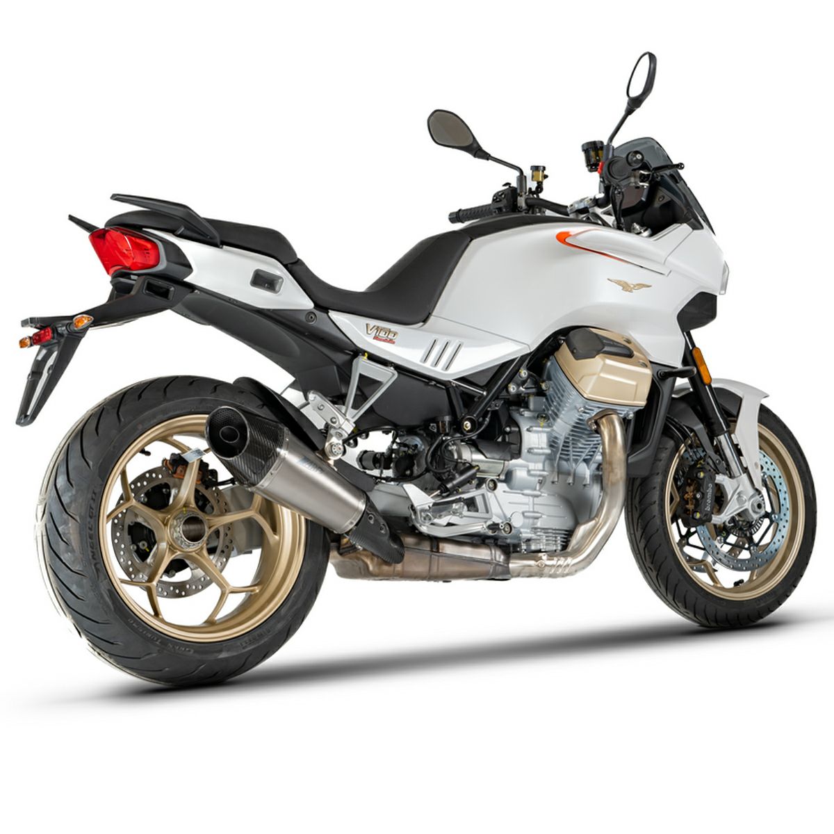 Moto Guzzi V100 マンデッロ EURO5・スリップオンマフラー ZARD