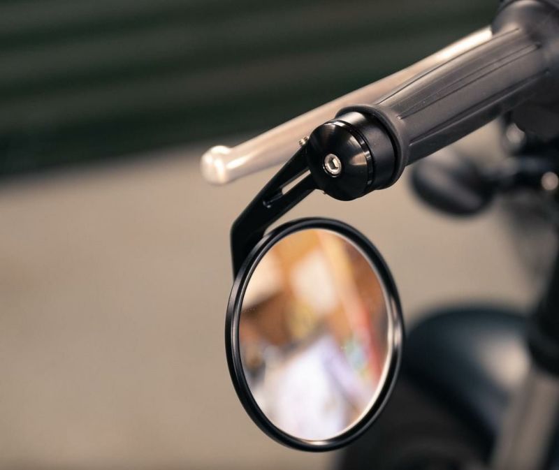 トライアンフTECバーエンドミラー　Bonneville T120 T100 トライアンフ ボンネビル T100 T120 等 バーエンドミラーCRG