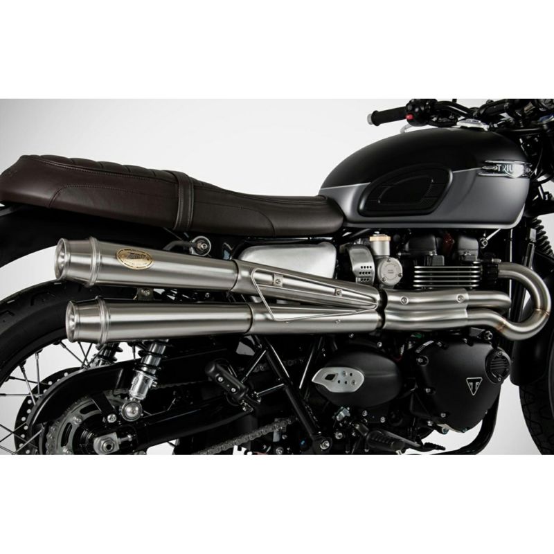 ボンネビル T100 T120 フルエキゾーストマフラー レース用 アップ 