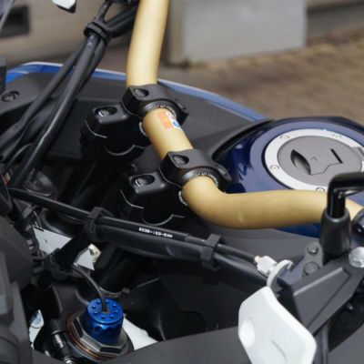 CRF1100L ハンドルバーライザー 30mmUP 21mmOffset ブラック VOIGT MOTO TECHNIK