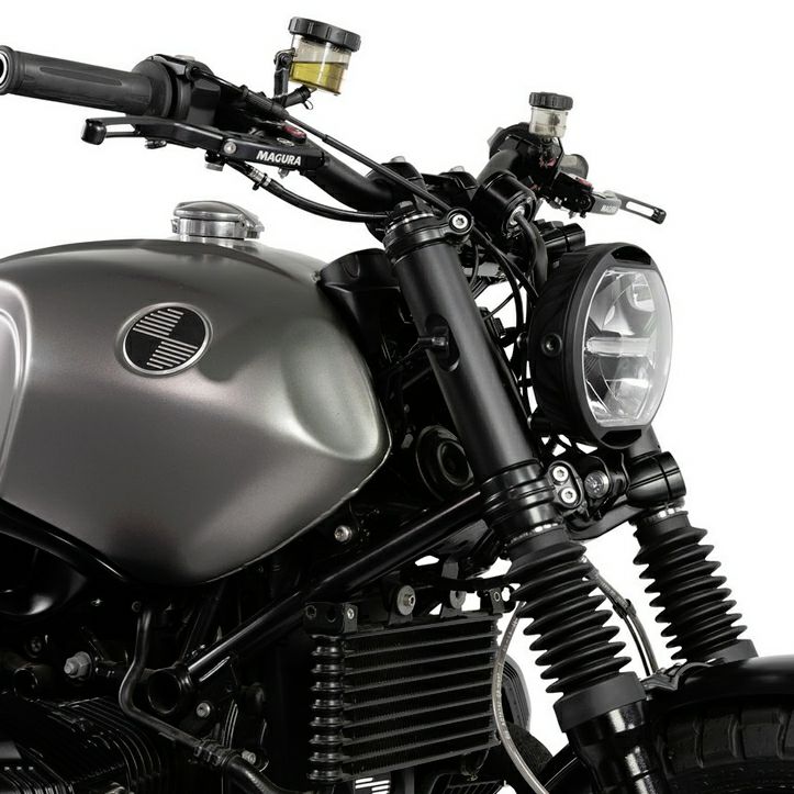 BMW RnineT ヘッドライト KOSO Thundebolt X KRT FRAME WORKS