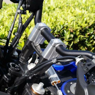 XL750 Transalp ハンドルバーライザー 50mmUP シルバー VOIGT MOTO TECHNIK