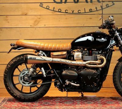 ボンネビル T100/T120,スピードツイン900/ストリートツイン ゴールドレザー ヘリテージシート BAAK
