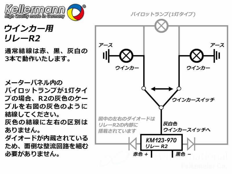 Kellermann ウインカー用リレー R2 | バイクカスタムパーツ専門店