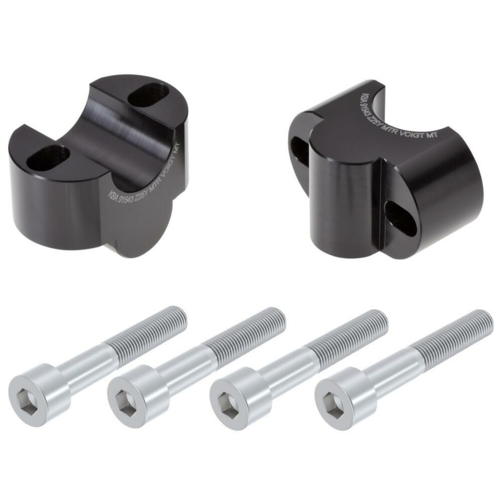 BOLT ハンドルバーライザー 25mmUP ブラック VOIGT MOTO TECHNIK