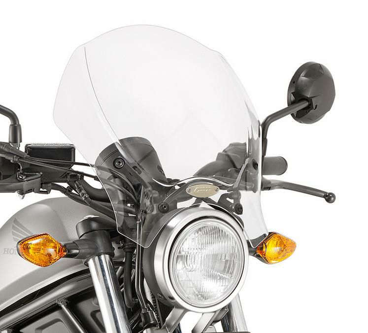 GIVI スクリーン クリア レブル500、コンチネンタルGT650など バイクカスタムパーツ専門店 モトパーツ(MOTO PARTS)