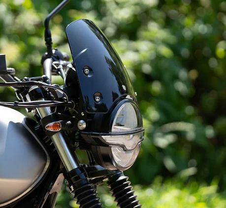 モトグッチ V9 Bobber/Roamer ～20 スクリーン Series3 ブラック DART | バイクカスタムパーツ専門店 モトパーツ( MOTO PARTS)