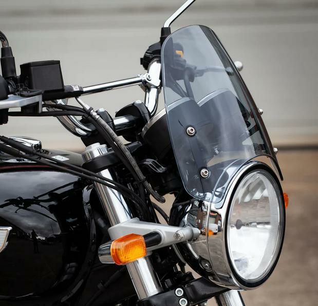 コンチネンタルGT 650/インターセプター 650 スクリーン Series3 ライトスモーク DART バイクカスタムパーツ専門店