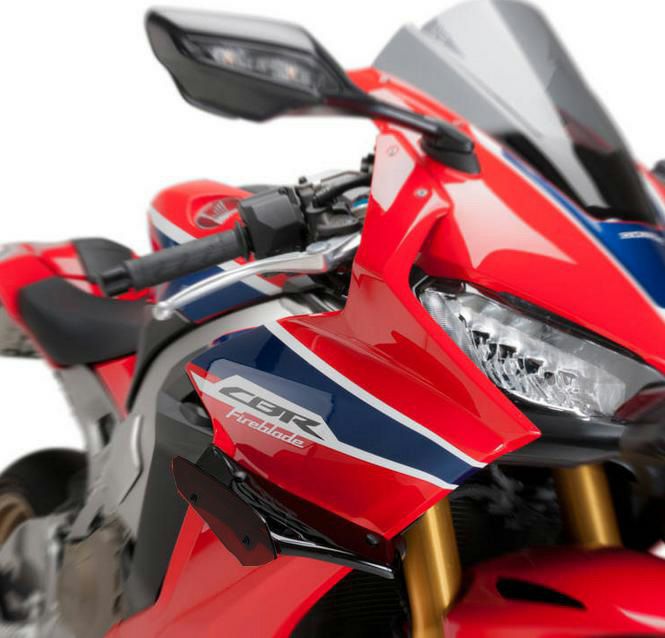 CBR1000RR SP2 2019～ ダウンフォース サイドスポイラー ブラック Puig