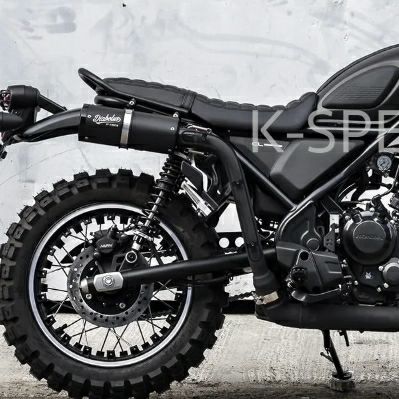 ホンダ CL500 スリップオンマフラー ブラック K-SPEED | バイク 
