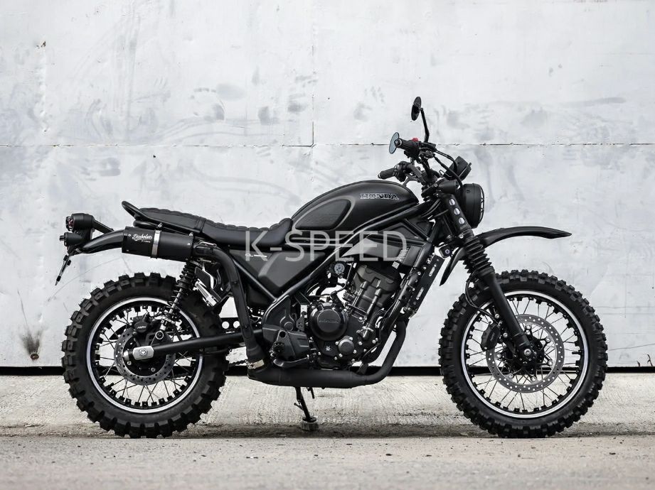 ホンダ CL250 スリップオンマフラー ブラック K-SPEED | バイク 