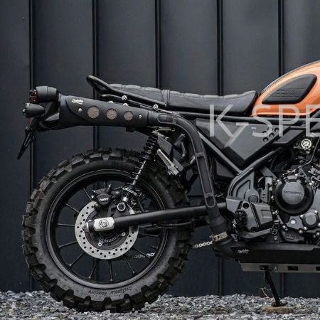 ホンダ CL250/500 レトロスクランブラー スリップオンマフラー 