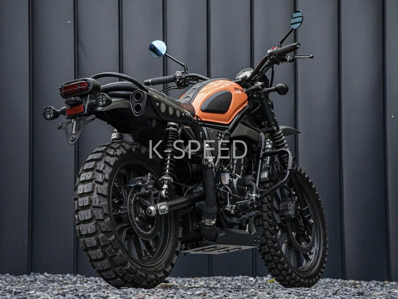 ホンダ CL250/500 レトロスクランブラー スリップオンマフラー 