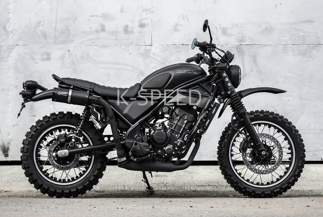 ホンダ CL250/500 ハイフェンダー ブラック K-SPEED | バイクカスタム 