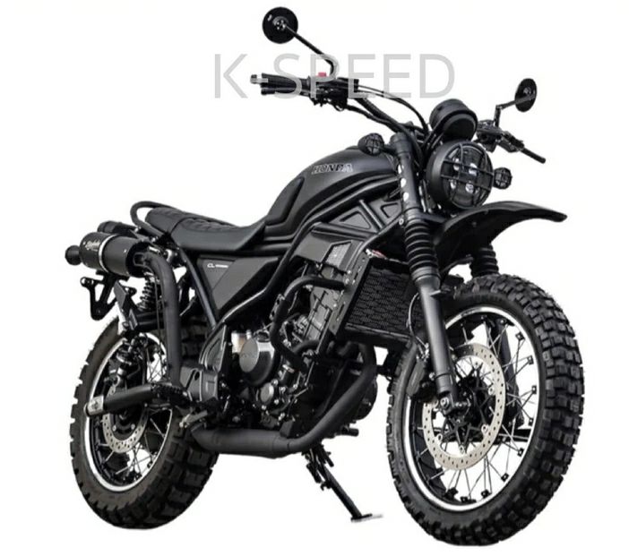 ホンダ CL250 エンジンガード ブラック K-SPEED | バイクカスタム 