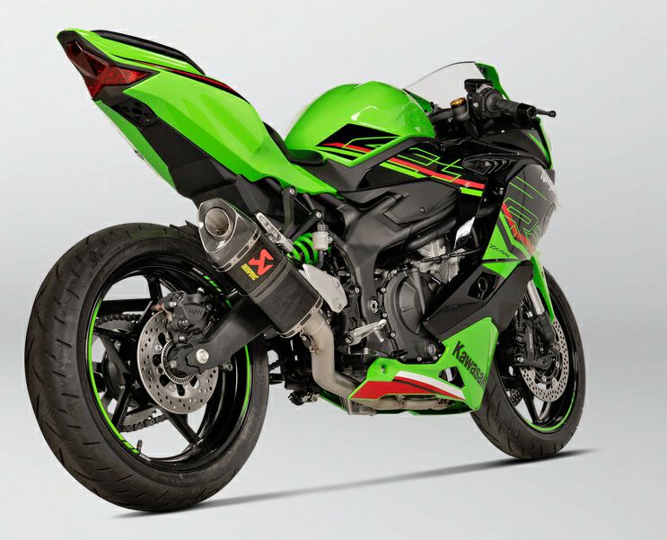 ZX-25R ZX-4RR フルエキゾーストマフラー レーシングライン カーボン 