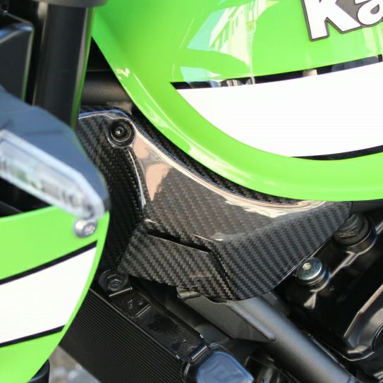【送料無料】Z900RS フロントサイドパネル カバ－ カーボン 左右セット