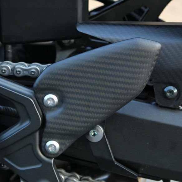 Z900RS ヒールプレート 左右セット ドライカーボン SPEEDRA | バイク