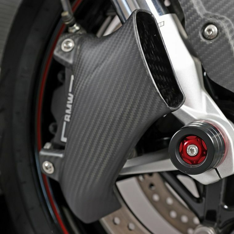 S1000RR/H2/CBR1000RR-R ブレーキキャリパーダクトカバー ドライ 