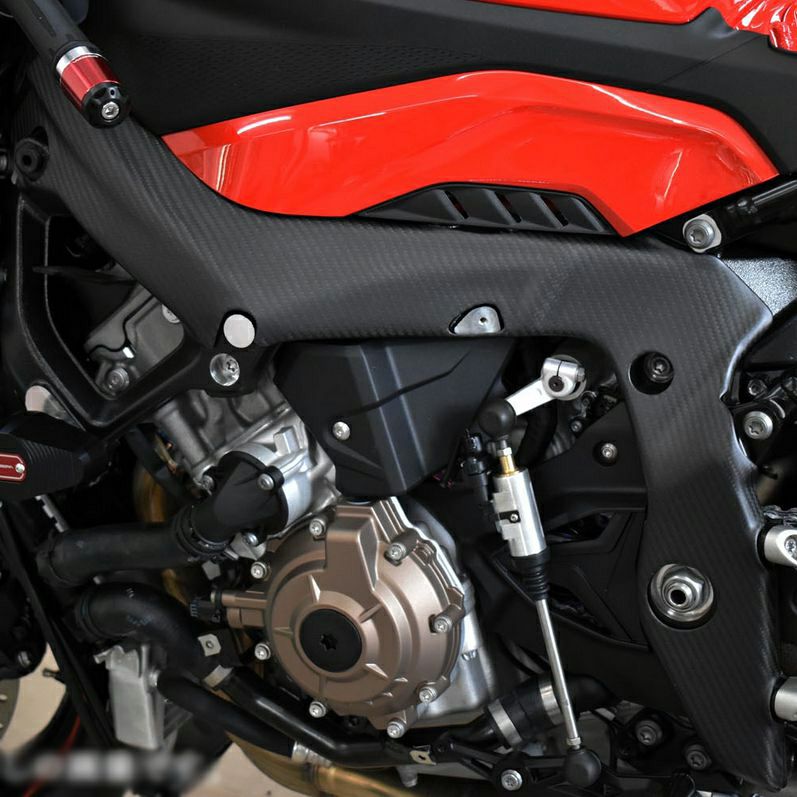カーボンファイバー下部サイドパネルカバーオートバイアクセサリー S 【モグラ】 1000 R 2021 👣 202