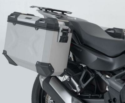 トランザルプ XL750 TRAX ADV M アルミサイドパニアケースセット シルバー  SW-MOTECH