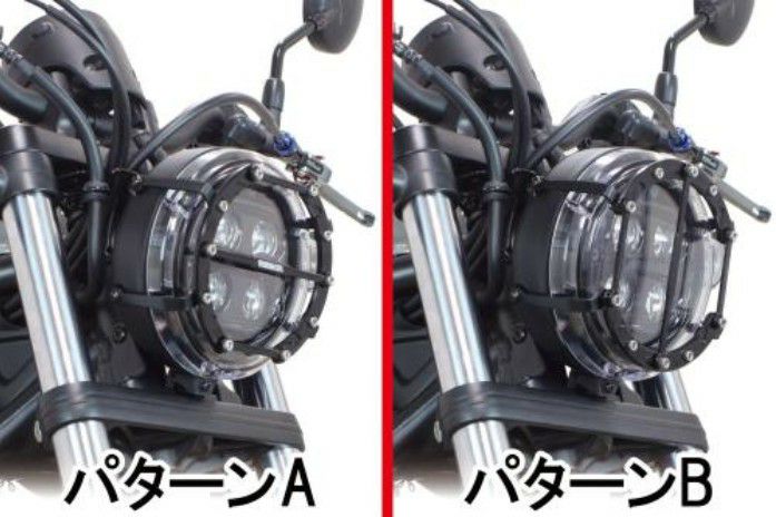 ホンダ CL250/500 ヘッドライトガード ブラック スペシャルパーツ武川