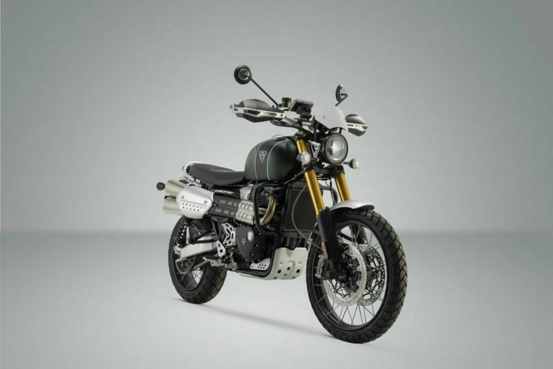 スクランブラーXC/XE 1200 レジェンドギアサイドバッグセット 左 黒/茶 
