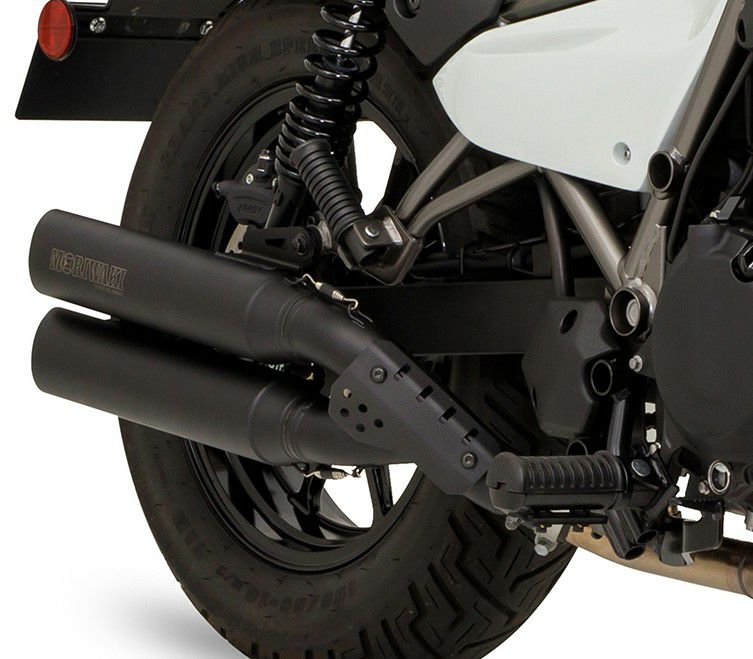 エリミネーター 400 スリップオンマフラー CROSS TWIN BLACK モリワキ 