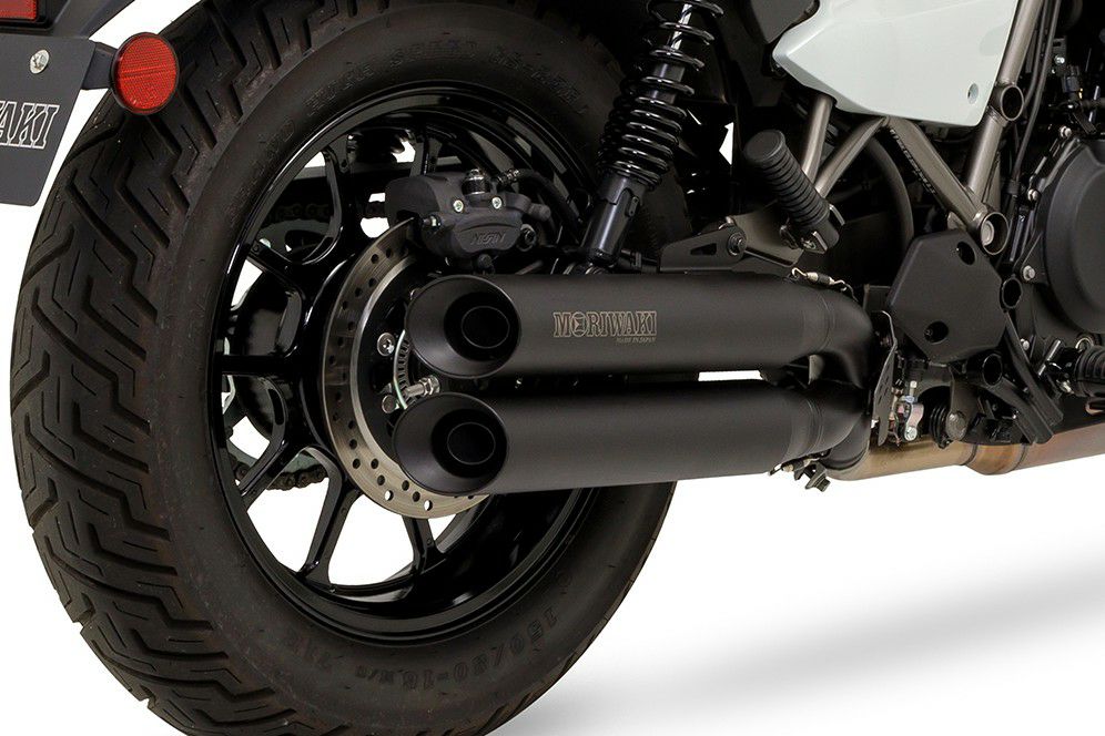 エリミネーター 400 スリップオンマフラー CROSS TWIN BLACK モリワキ 