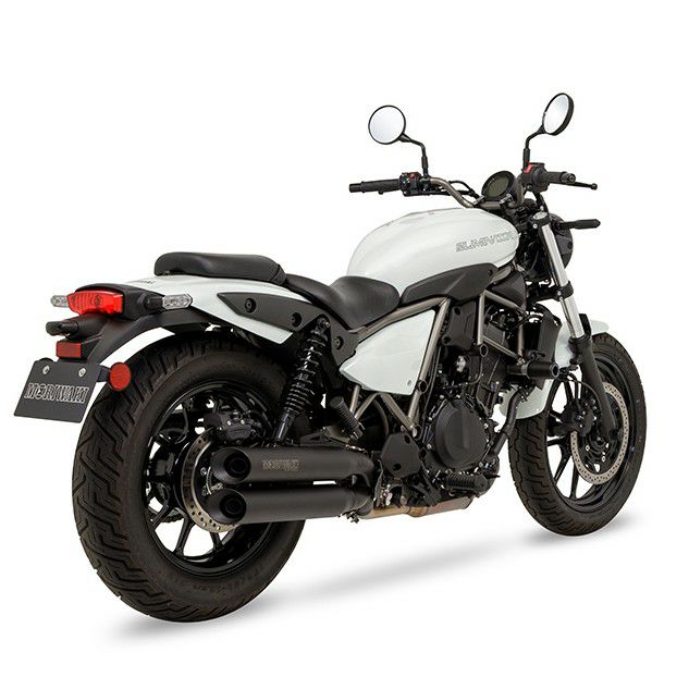 エリミネーター 400 スリップオンマフラー CROSS TWIN BLACK モリワキ 