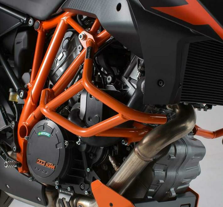 KTM 1290 Super DUKE/GT エンジンガード クラッシュバー オレンジ SW-MOTECH | バイクカスタムパーツ専門店  モトパーツ(MOTO PARTS)